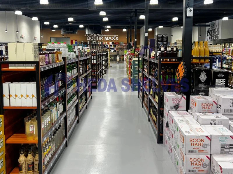 wooden liquor store shelves 2 wooden liquor store shelves 2